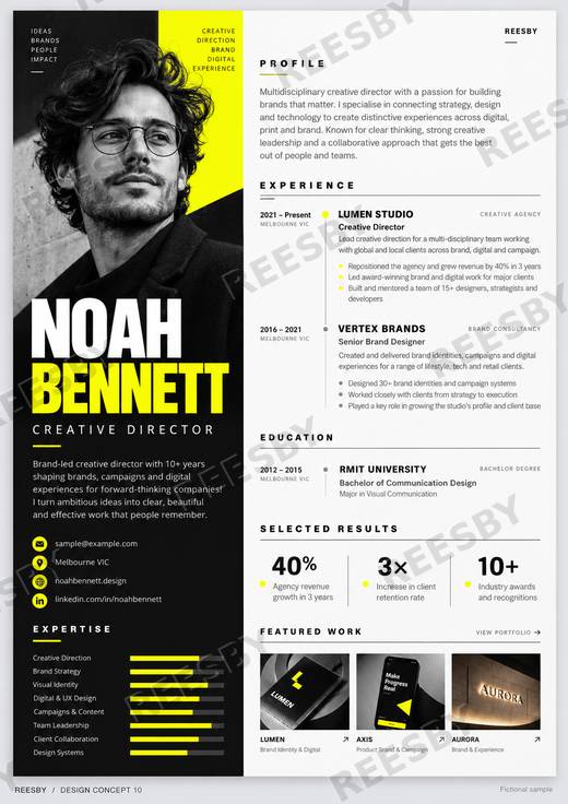 Reesby premium CV design