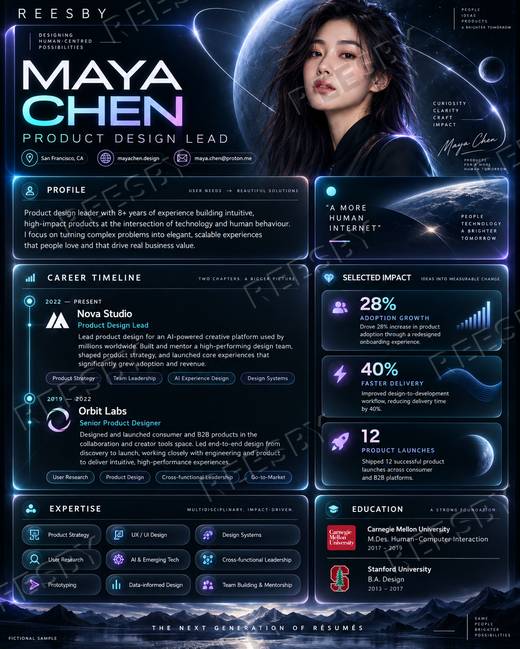Reesby premium CV design